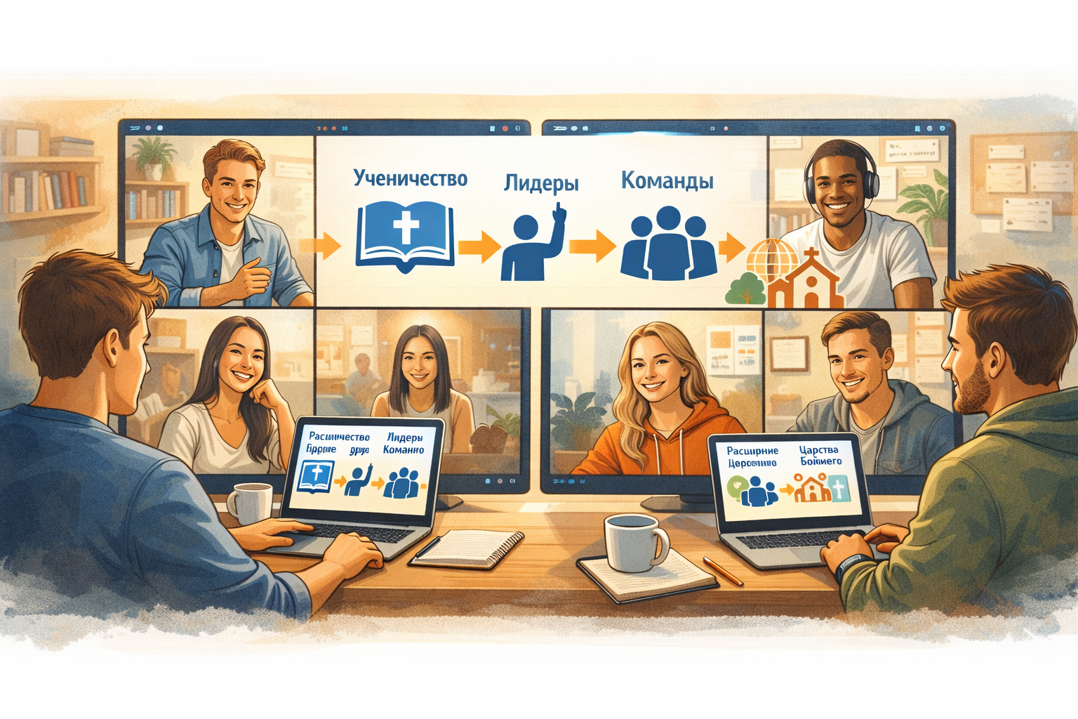 Обучение лидерских команд в церкви.